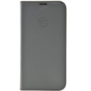 MIKE GALELI ISTANBUL Apple iPhone 13 Pro Max Book-Cover in Echtleder Marc ultimate gray