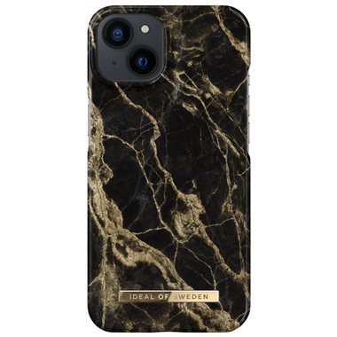 IDEAL OF SWEDEN Apple iPhone 13 Designer Hard-Cover Golden Smoke Marble