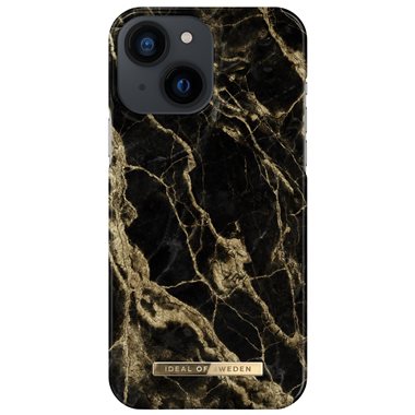 IDEAL OF SWEDEN Apple iPhone 13 mini Designer Hard-Cover Golden Smoke Marble