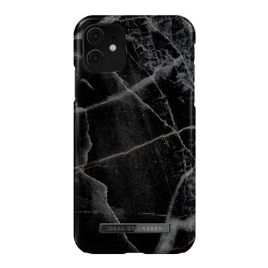 IDEAL OF SWEDEN Apple iPhone 11/XR Designer Hard-Cover Black Thunder Marble
