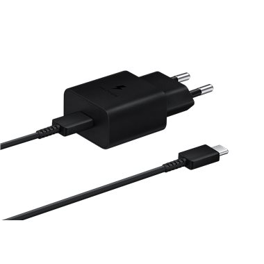 SAMSUNG Charger mit USB-C Charger 100-240V 15W 15W Power Adapter black