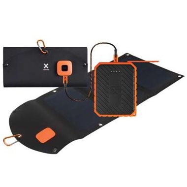 XTORM Powerbank 10'000mAh + Solar-Booster 21W Output 2xUSB-A 2.1Ah (max. 3,4Ah) AP275U-XR101