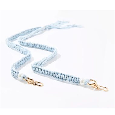 ETUUI Kordel mit Gold Applikationen Für Necklace Cover Marrakesch blue/gold