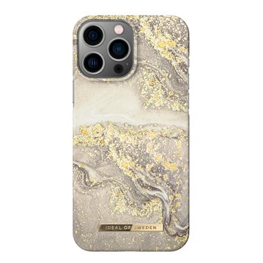 IDEAL OF SWEDEN Apple iPhone 14 Pro Max Designer-Cover Sparkle Greige Marble