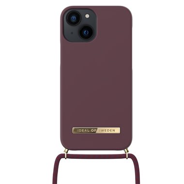 IDEAL OF SWEDEN Apple iPhone 13 Mini Necklace-Cover Deep Cherry