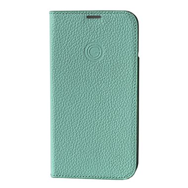 MIKE GALELI ISTANBUL Apple iPhone 14 Book-Cover Echtleder Marc aqua mint