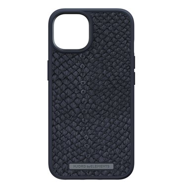 NJORD Apple iPhone 14 Plus Hard-Cover Salm.Leather Magsafe Case black