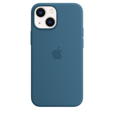 APPLE iPhone 13 mini Soft-Cover Silikon Case Magsafe Blue Jay