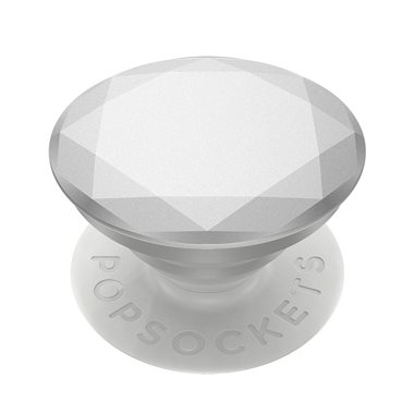 POPSOCKETS PopGrip Premium Metallic Diamond Silver