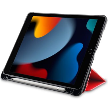 OTTERBOX Apple iPad 10.2 (2020/2021) Folio-Case mit Stylus-Halterung rot React Folio red