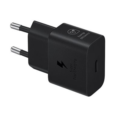 SAMSUNG USB-Charger 100V-240V <b>FastCharge</b> 1 x USB-C 25W PD, ohne Kabel black