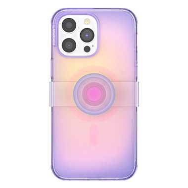 POPSOCKETS Apple iPhone 14 Pro Max Backcover mit Popsockets Opalescent Aura