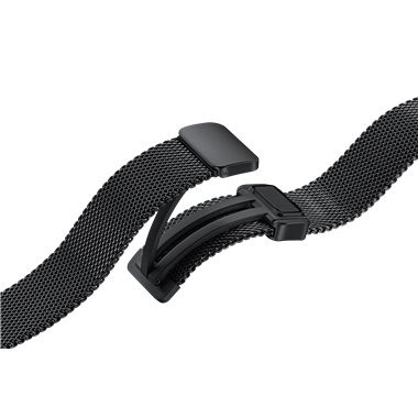 SAMSUNG Universal Band 20mm L Edelstahl Armband Milanese Band Black