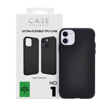 CASE 44 Apple iPhone 11 Silicone-Cover No.1 black