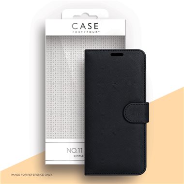 CASE 44 Samsung Galaxy A32 5G Book-Cover No.11 Cross Grain black