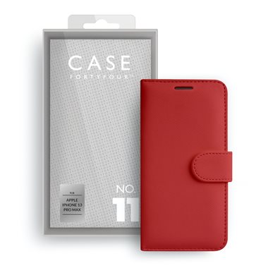 CASE 44 Apple iPhone 13 Pro Max Book-Cover No.11 red