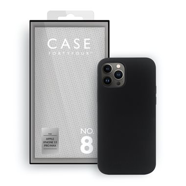 CASE 44 Apple iPhone 13 Pro Max Soft-Cover Liquid Silicone Case black