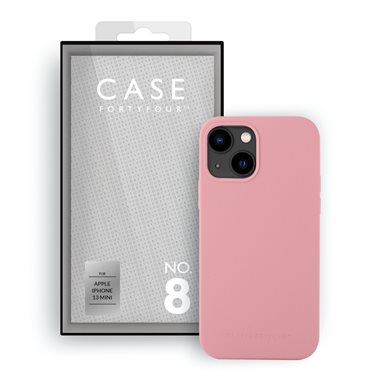 CASE 44 Apple iPhone 13 mini Soft-Cover Liquid Silicone Case rosy pink
