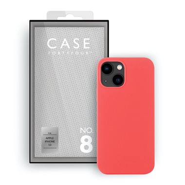 CASE 44 Apple iPhone 13 Soft-Cover Liquid Silicone Case peach
