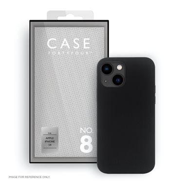 CASE 44 Apple iPhone 14 Soft-Cover No.8 black