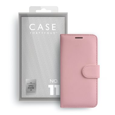 CASE 44 Apple iPhone 14 Book-Cover No.11 pink