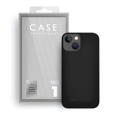 CASE 44 Apple iPhone 14 Plus Soft-Cover No.1 black