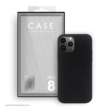 CASE 44 Apple iPhone 14 Pro Max Soft-Cover No.8 black
