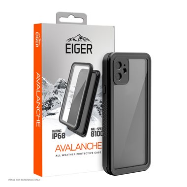 EIGER Apple iPhone 12 Outdoor-Cover Avalanche Case black
