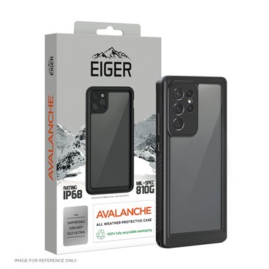 EIGER Samsung Galaxy S22 Ultra Outdoor-Cover Avalanche Case black