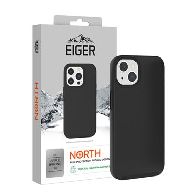EIGER Apple iPhone 14 Outdoor-Cover Eiger North Rugged black