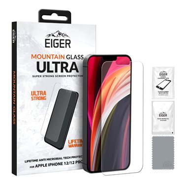 EIGER Apple iPhone 12/12 Pro Display-Glas 2.5D Eiger Glass Mountain Ultra