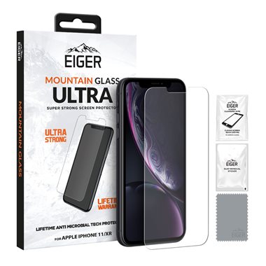 EIGER Apple iPhone 11, XR Display-Glas 2.5D Eiger Glass Mountain Ultra