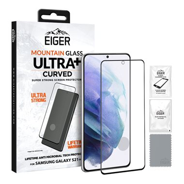 EIGER Samsung Galaxy S21+ 3D-Glas Eiger Glass Mountain Ultra+