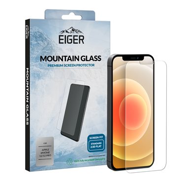 EIGER Apple iPhone 12/12 Pro Display-Glas Eiger Mountain Glass Clear