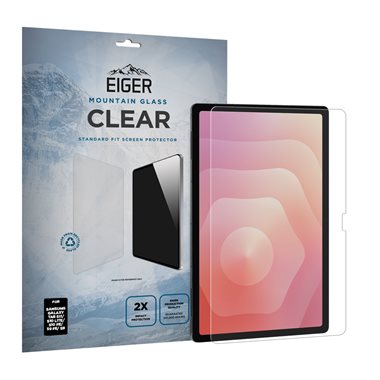 EIGER Samsung Galaxy Tab S7/S8/S9/S9 FE Displayschutzglas Mountain Glass Clear Tablet