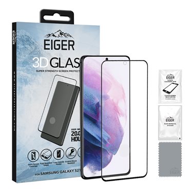 EIGER Samsung Galaxy S21+ 3D Glas Case friendly