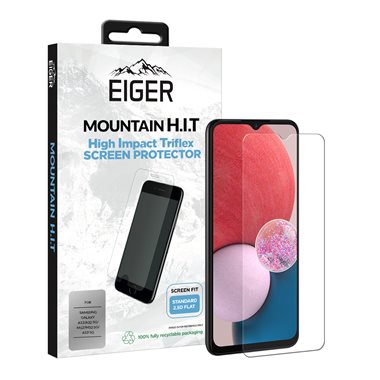 EIGER Samsung Galaxy A12/A32 5G Displayschutz-Folie (1er Pack) Tri Flex High-Impact clear