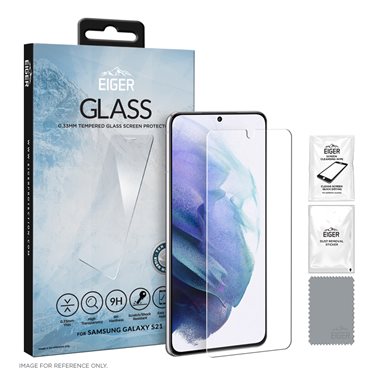 EIGER Samsung Galaxy S21 Display-Glas 2.5D Glass clear