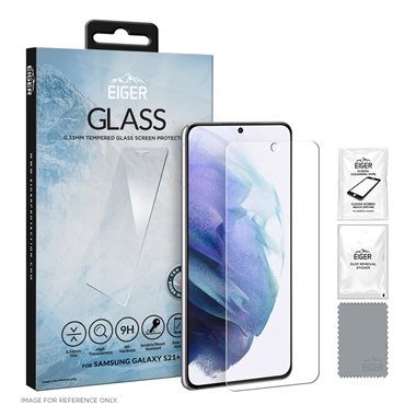 EIGER Samsung Galaxy S21+ Display-Glas 2.5D Glass clear