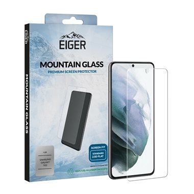 EIGER Samsung Galaxy S22 Display-Glas (1er-Pack) Mountain Glass 2.5D clear