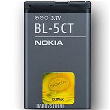 NOKIA für Nokia 5220xm 5630xm 6303c Akku 3.7V 1050mAh BL-5CT #= lose (mit Blister-Option) / 1374095